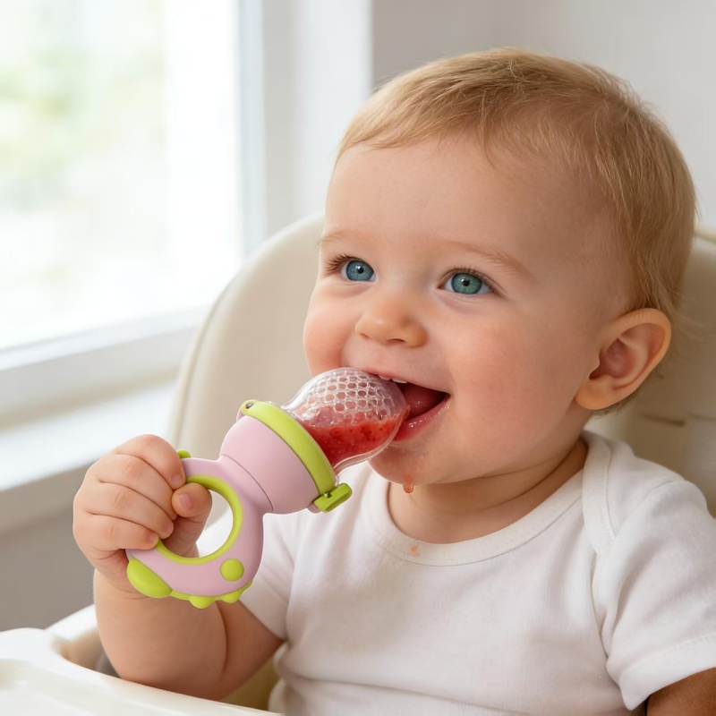 Baby Food Guide - Cute animal rotating and pressing baby