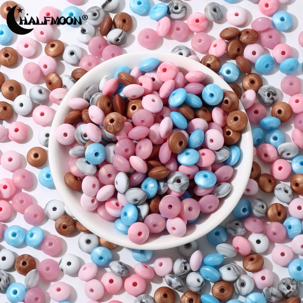 Baby Food Ideas - 50Pcs Silicone Lentil Beads 12mm Food