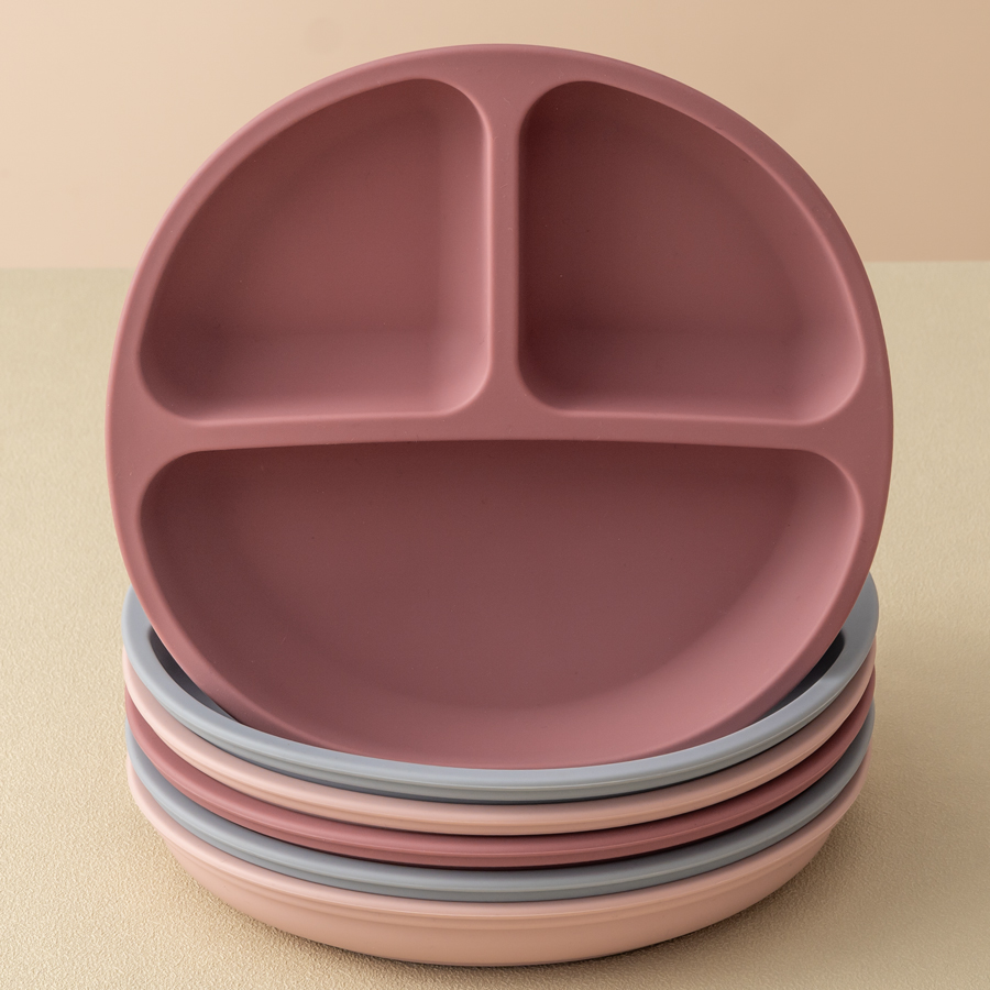 Baby Food Jar - 1PCS Baby Sucker Silicone Dining Plate