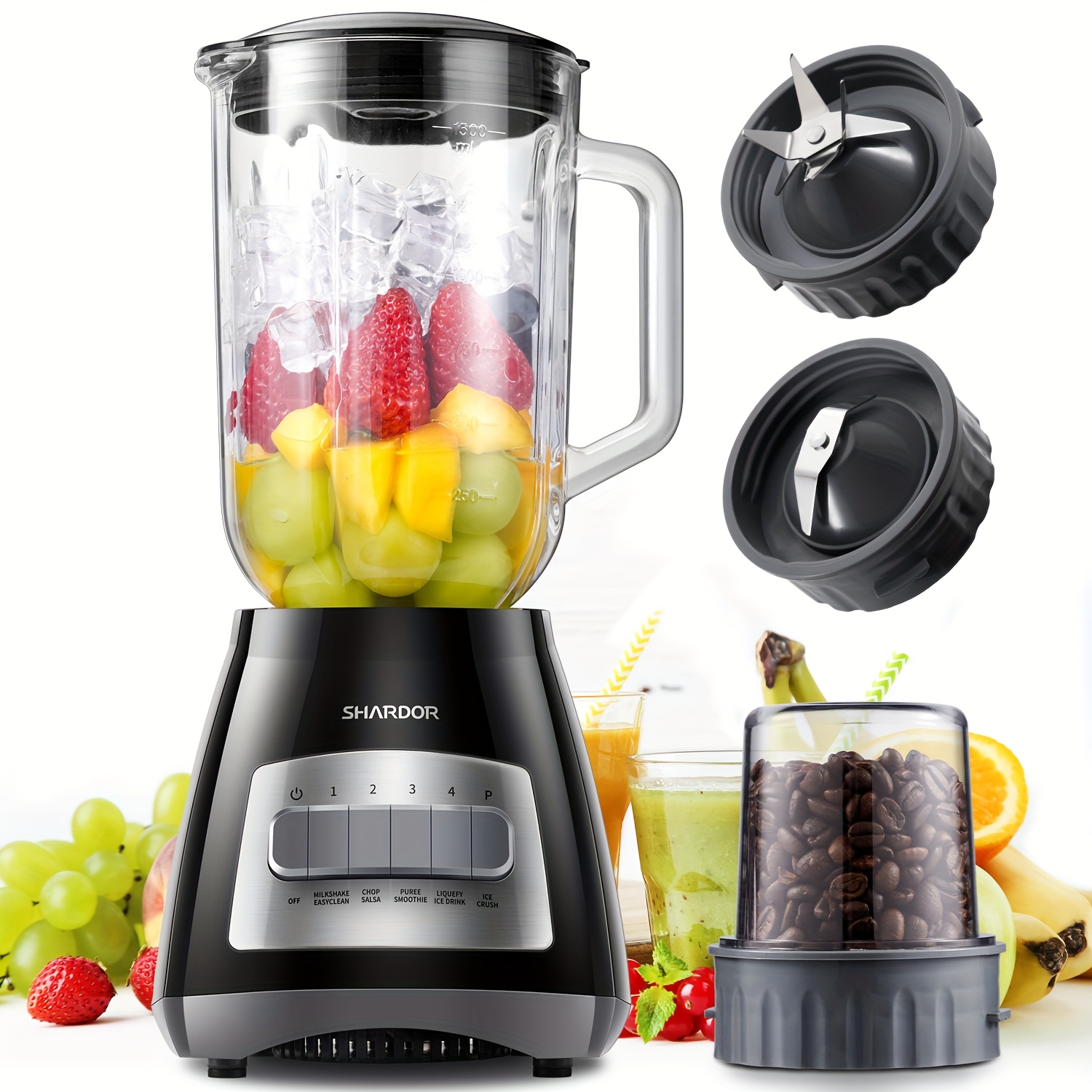 Baby Food Jar - Smoothie Blender with 52 oz Glass