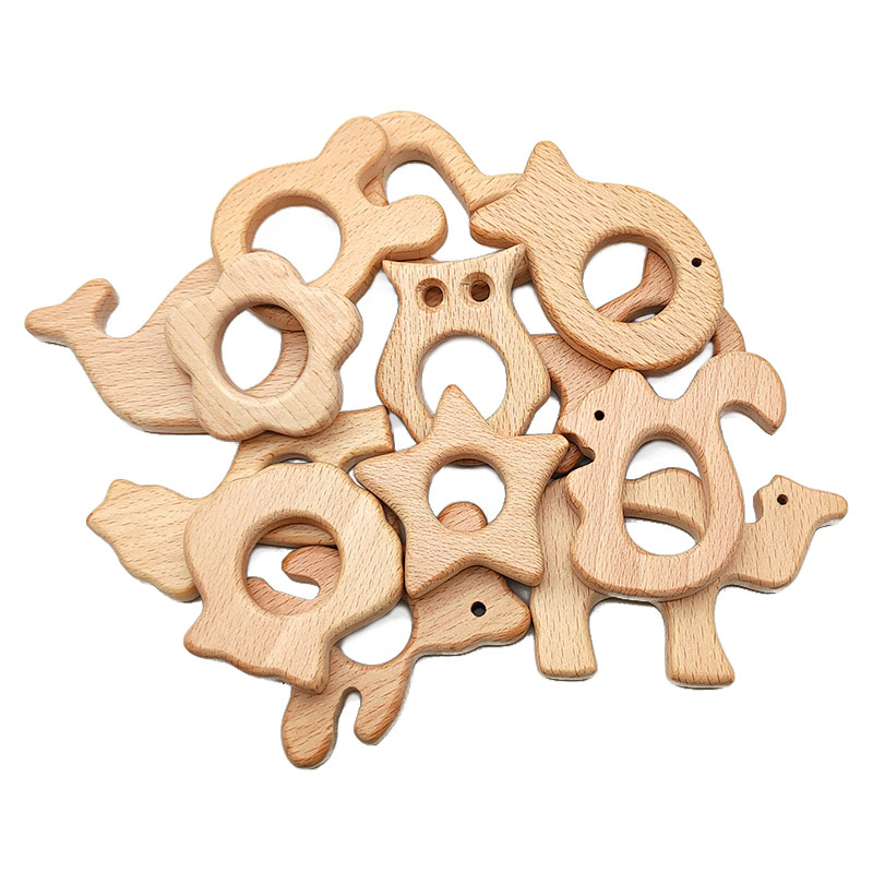 Baby Food Ideas - Cartoon Shape Food Grade Natural Beech