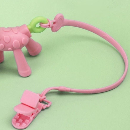 Baby Food Ideas - Silicone Pacifier Holder Clip BPA Free