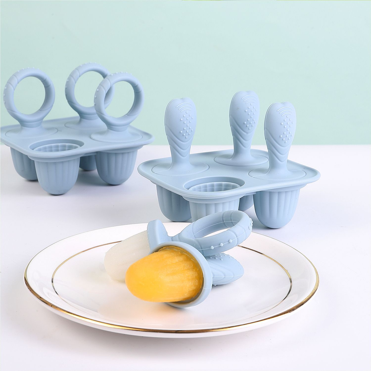 Baby Silicone Mold Set,Teethin - Baby Food Zubereiter ulasan dan harga