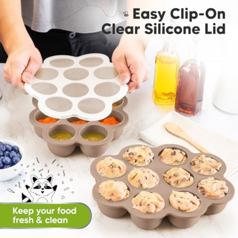 KeaBabies Silicone Food Freeze - Baby Food Prep Containers ulasan dan harga