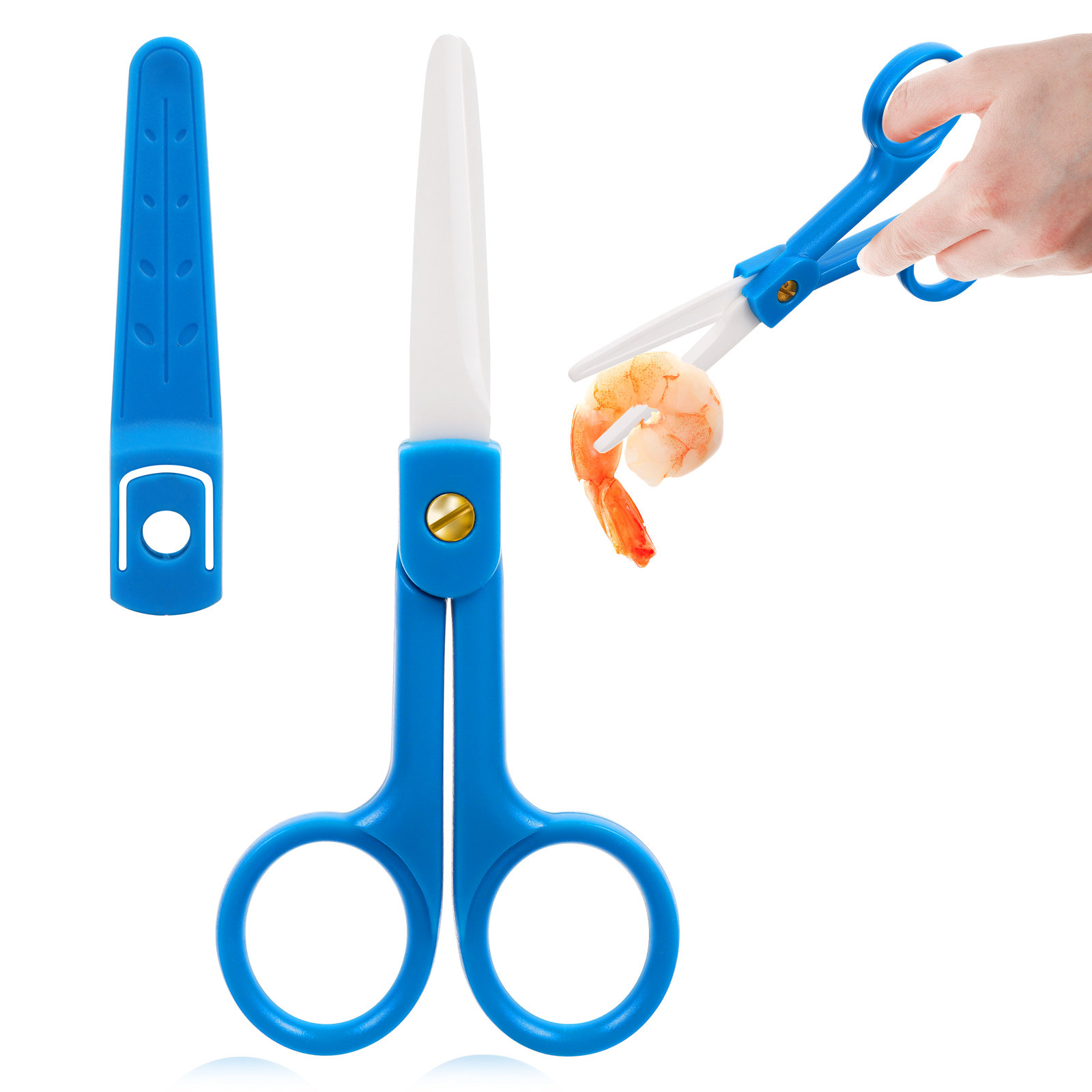 Ceramic Food Crushes Tool Alte - Baby Food Scissors ulasan dan harga