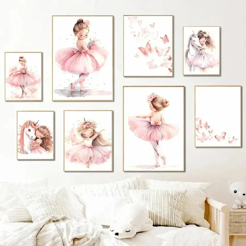 Pink Ballerina Girl Unicorn Bu - Baby Food Oil ulasan dan harga