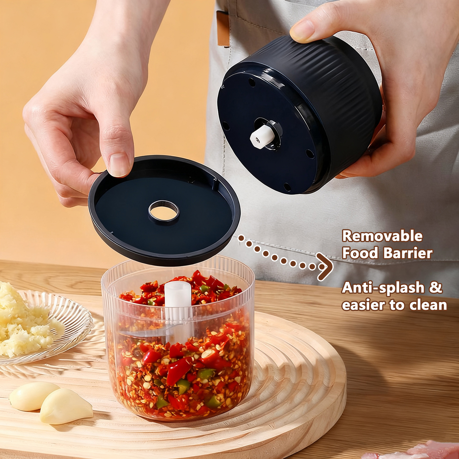 320ml Electric Mini Garlic Cho - Baby Food Zubereiter ulasan dan harga