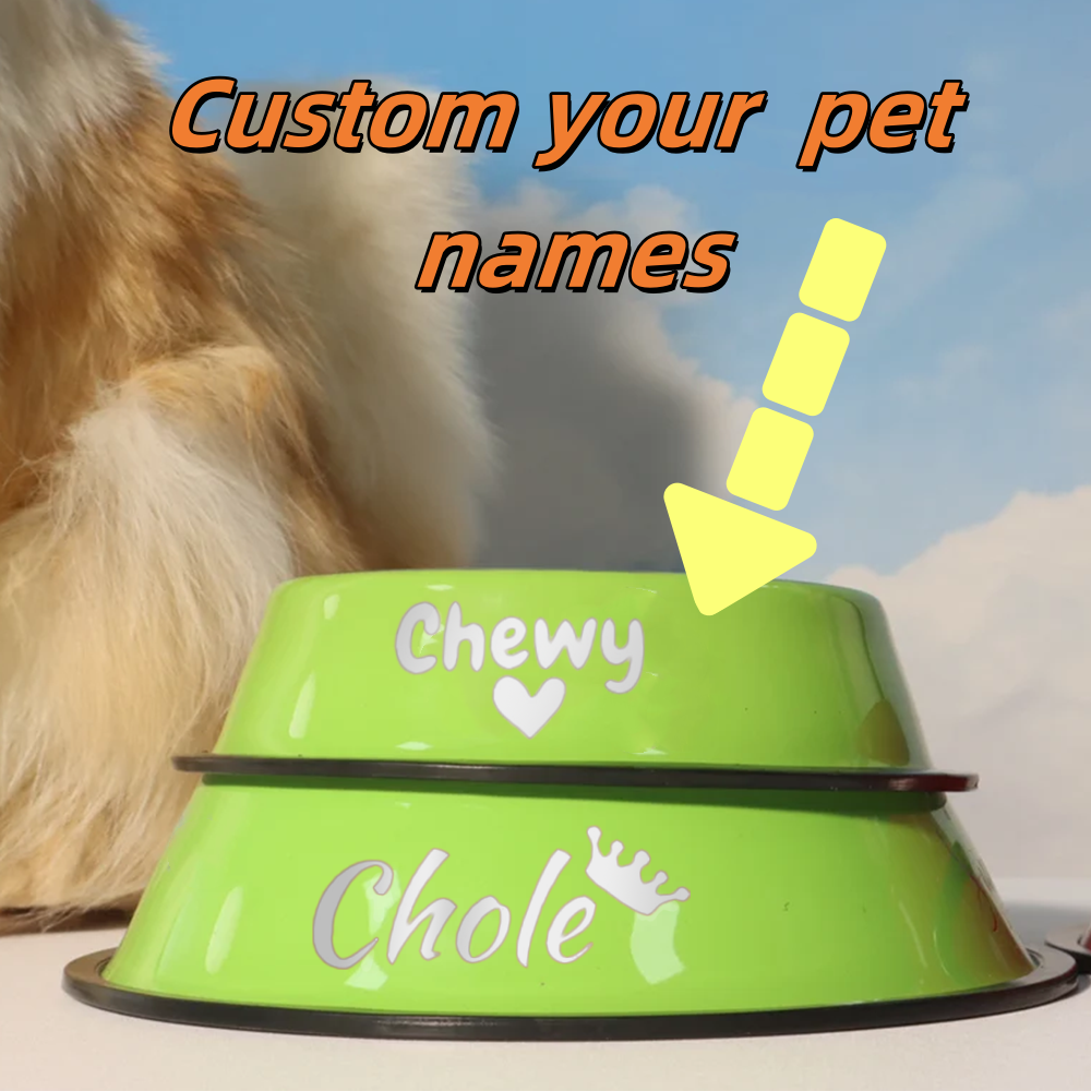 Custom Name Dog Cat Pet Bowl A - Baby Food Cat ulasan dan harga