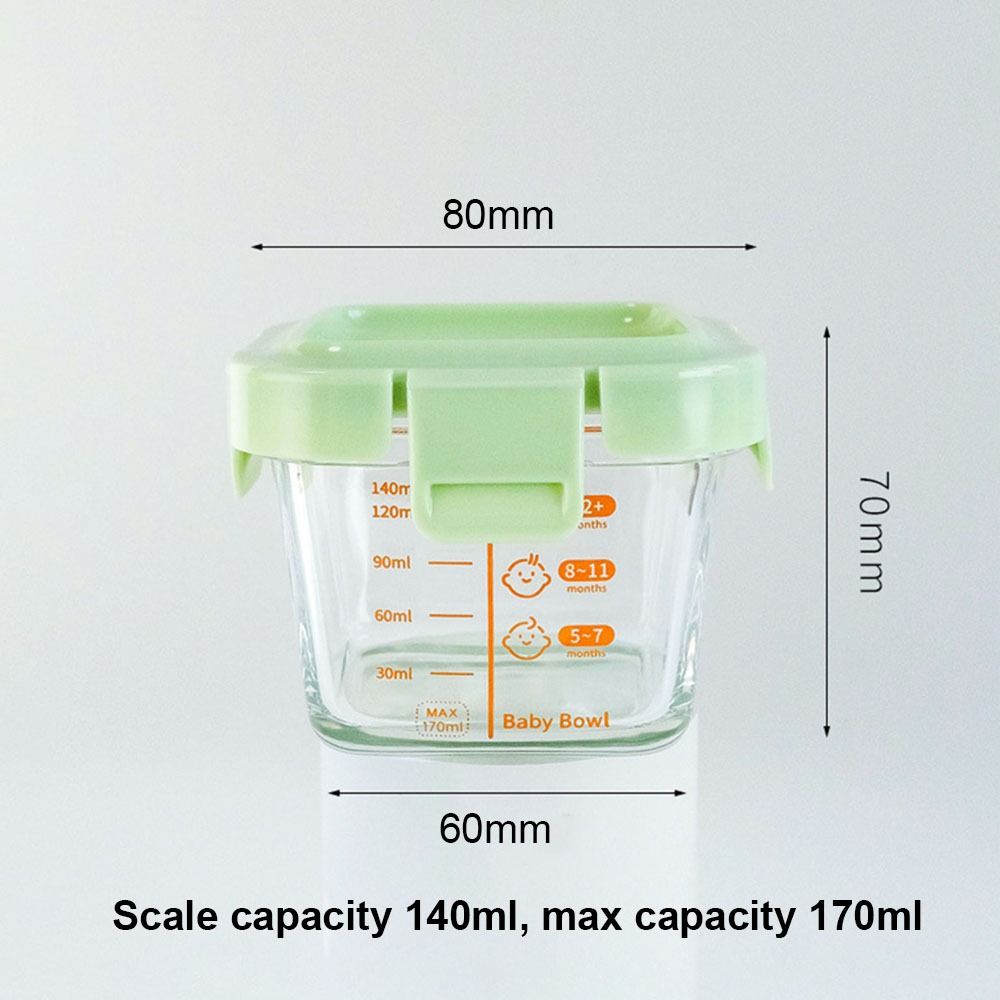 Simple 170ml Food Storage Box  - Baby Food Jar ulasan dan harga