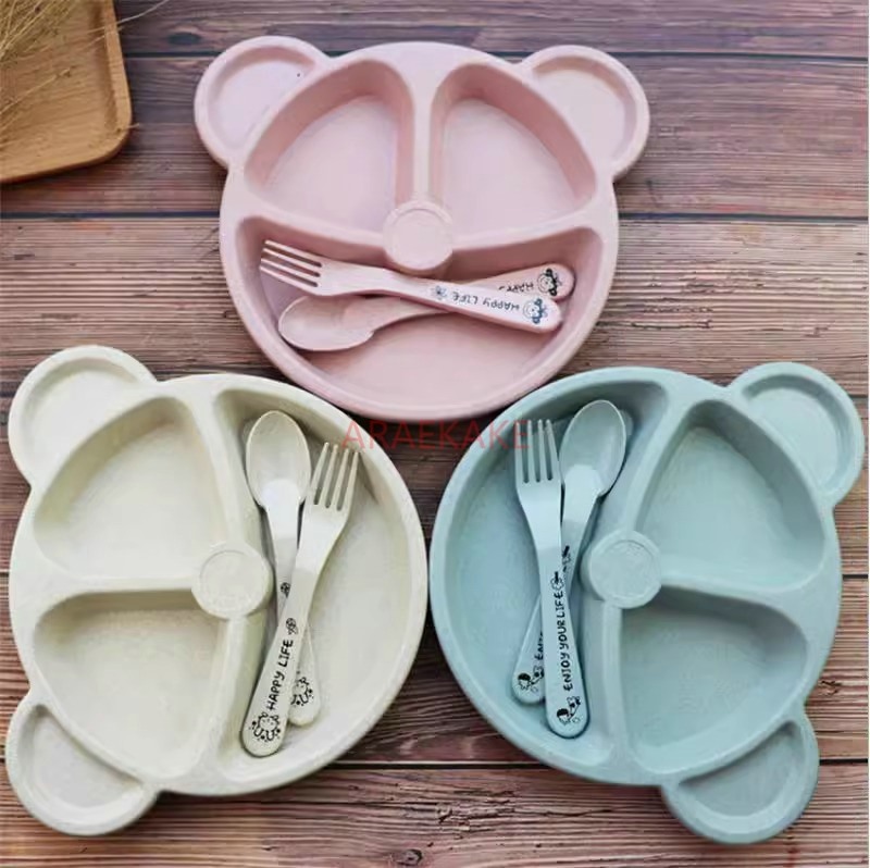Children's Dining Plate Set Di - Baby Food Set ulasan dan harga