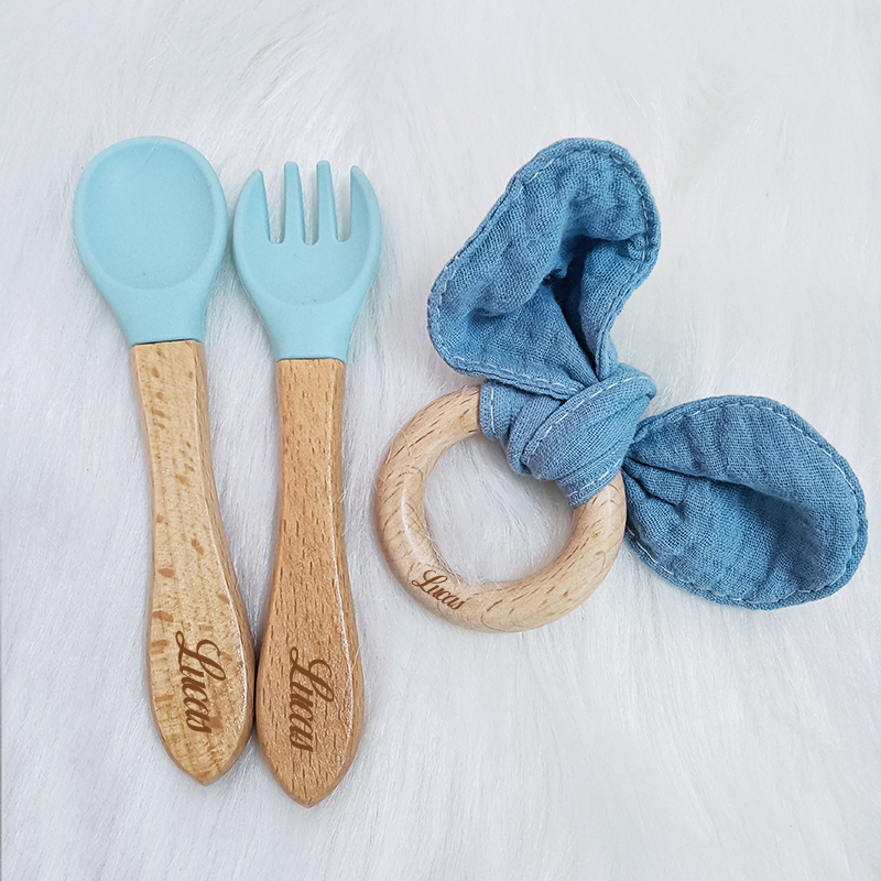 7PCS/Set Personalized Name Bab - Baby Food Set ulasan dan harga