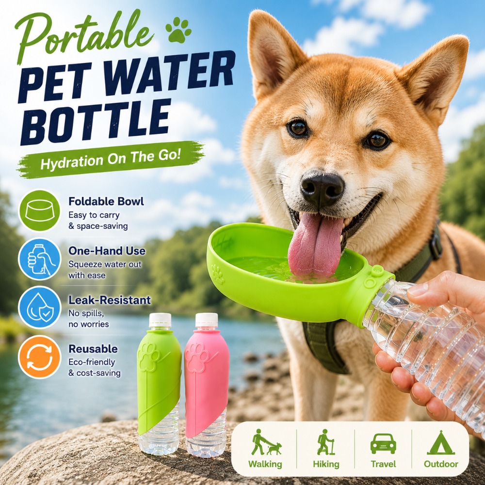 Portable Pet Feeding Water Bow - Baby Food Cat ulasan dan harga