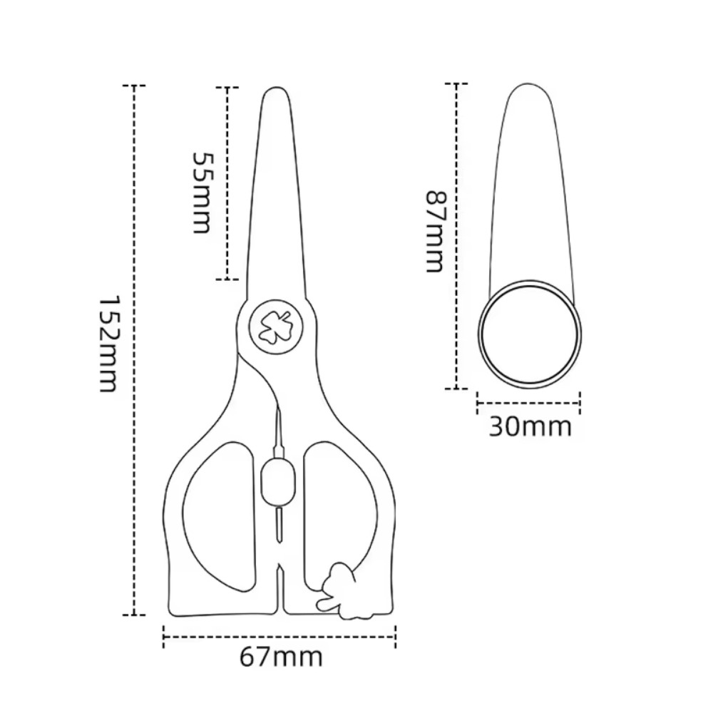 Baby Ceramic Food Shears Veget - Baby Food Scissors ulasan dan harga