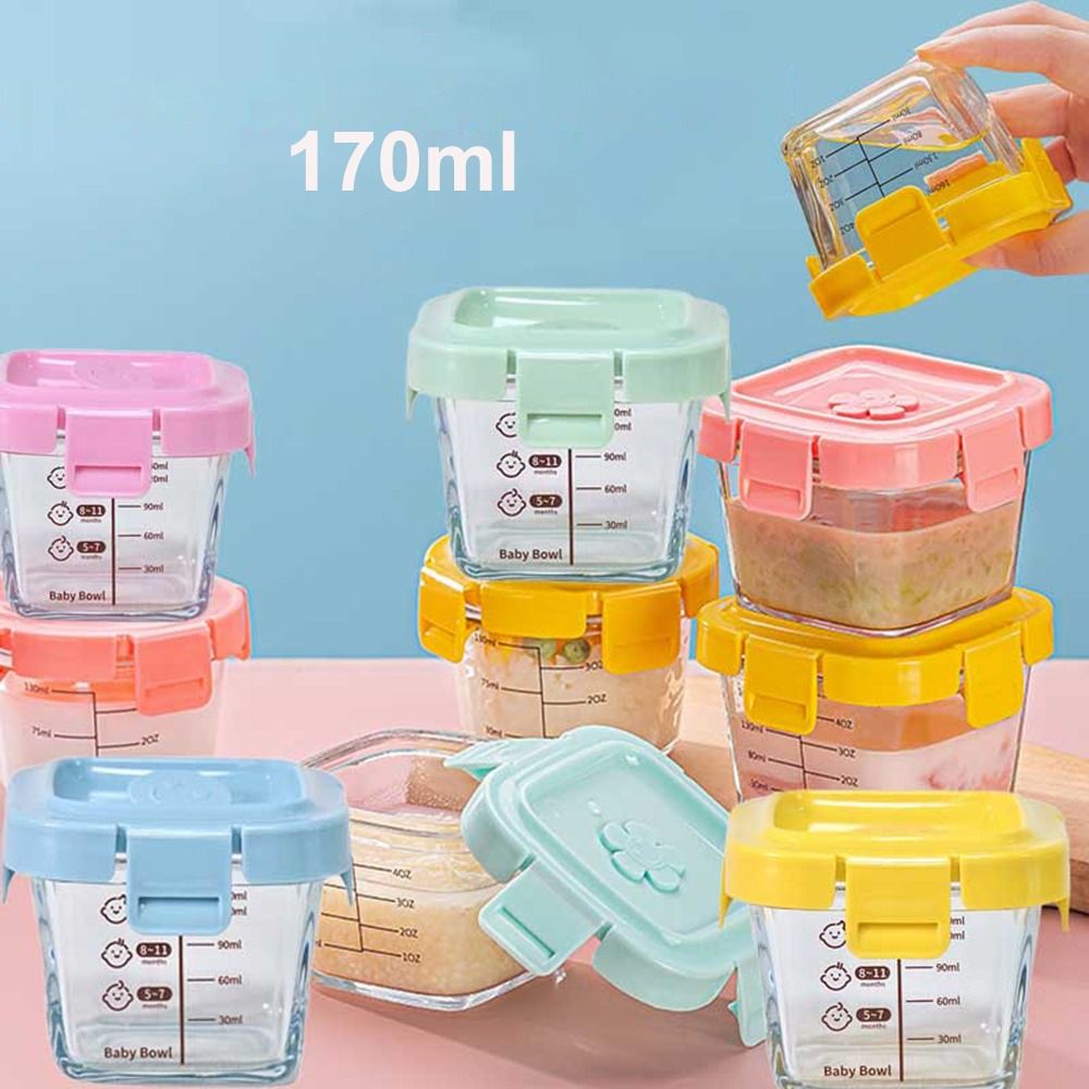 170ml Frozen Baby Food Glass C - Baby Food Jar ulasan dan harga