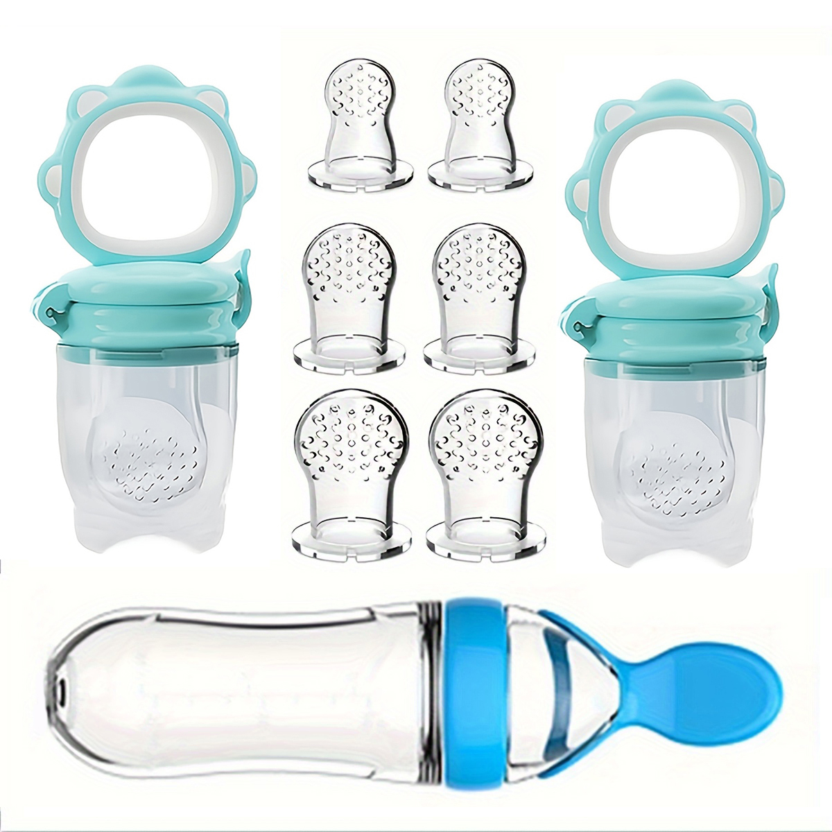 9pcs Feeding Cutlery: 1 Silico - Baby Food Jar ulasan dan harga