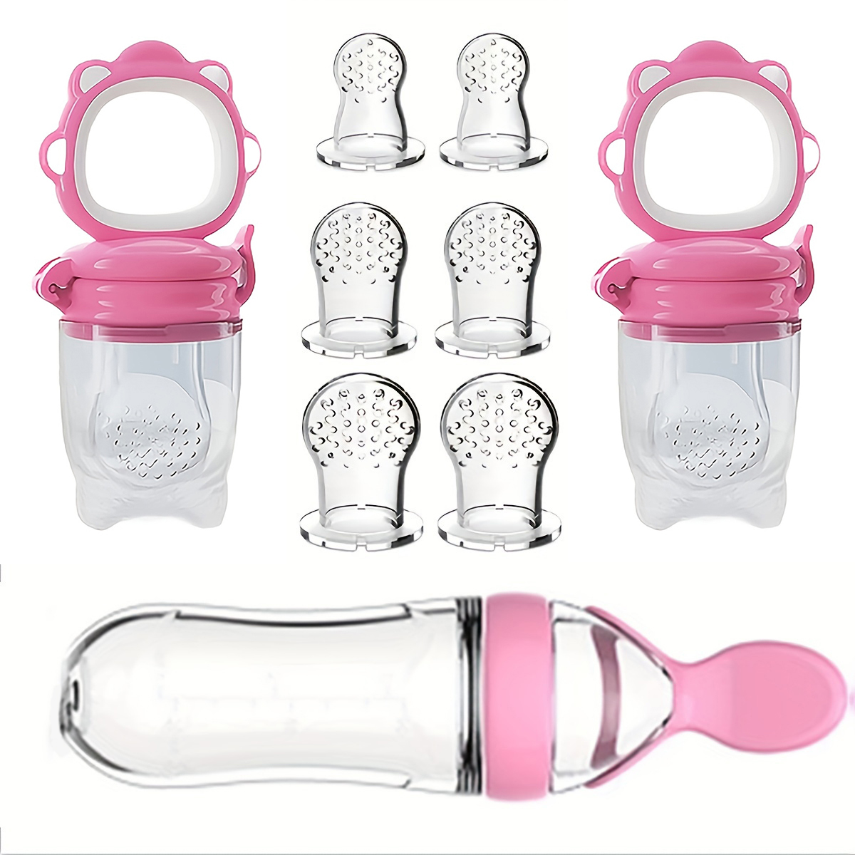 9pcs Feeding Cutlery: 1 Silico - Baby Food Jar ulasan dan harga