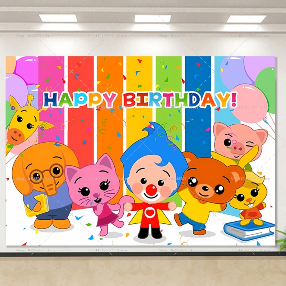 Cartoon Plim Background Childr - Baby Food Ideas ulasan dan harga