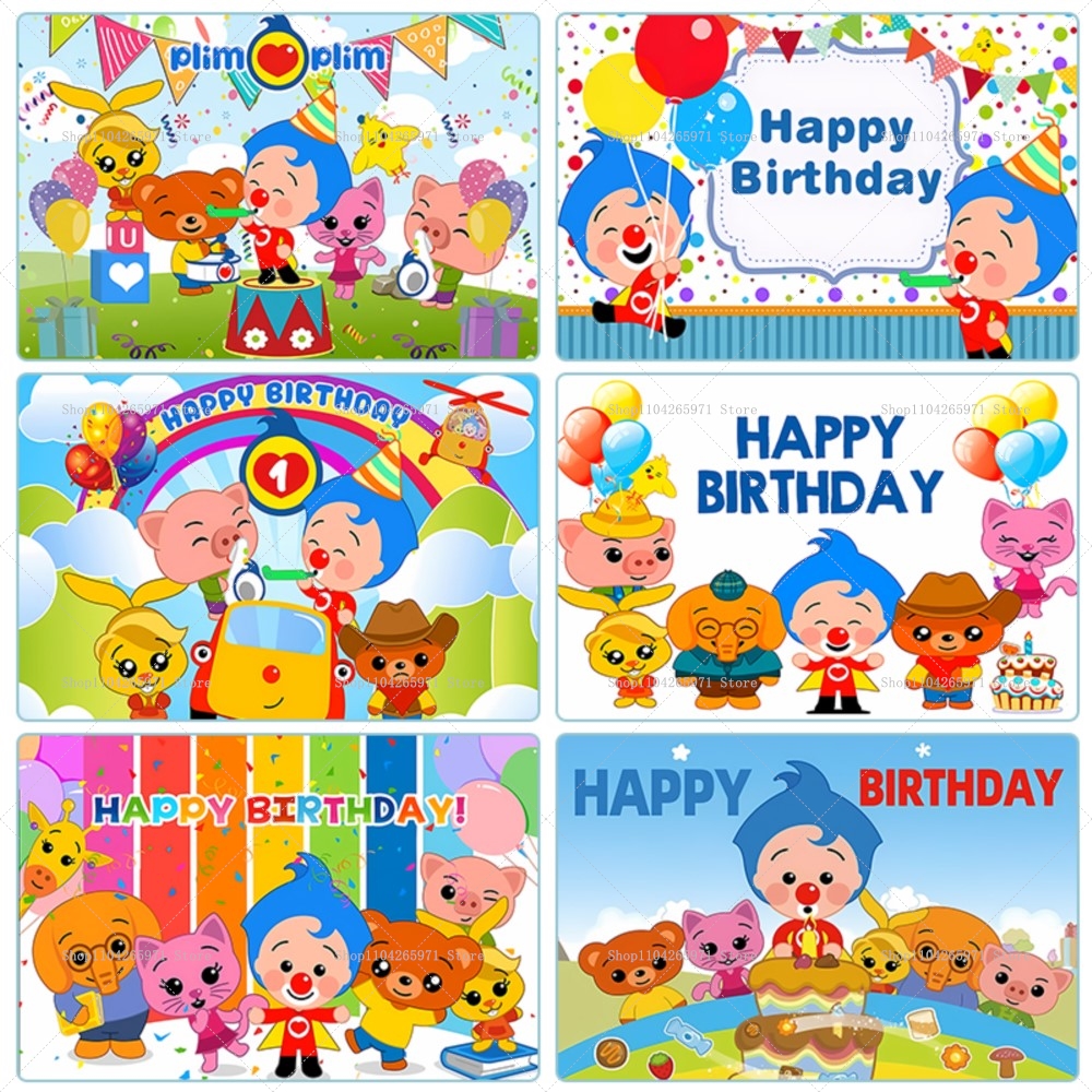 Cartoon Plim Background Childr - Baby Food Ideas ulasan dan harga