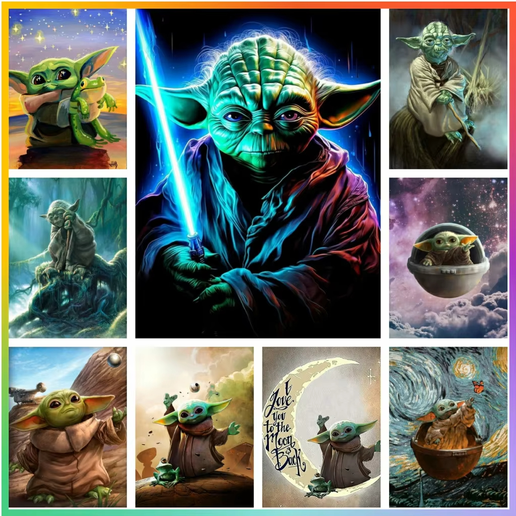 Star Wars Baby Yoda Oil Painti - Baby Food Oil ulasan dan harga