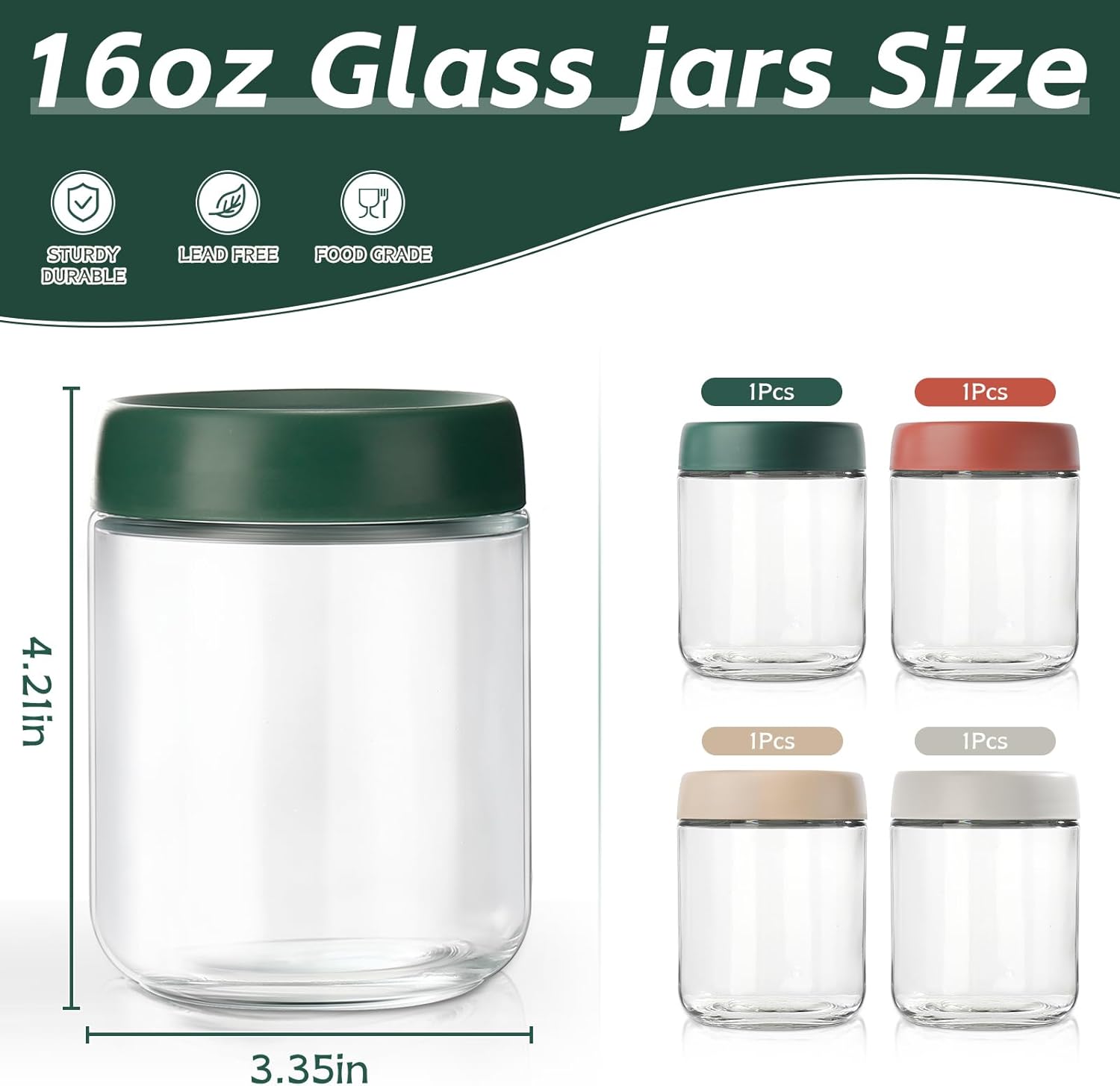 Glass Overnight Oats Container - Baby Food Product ulasan dan harga