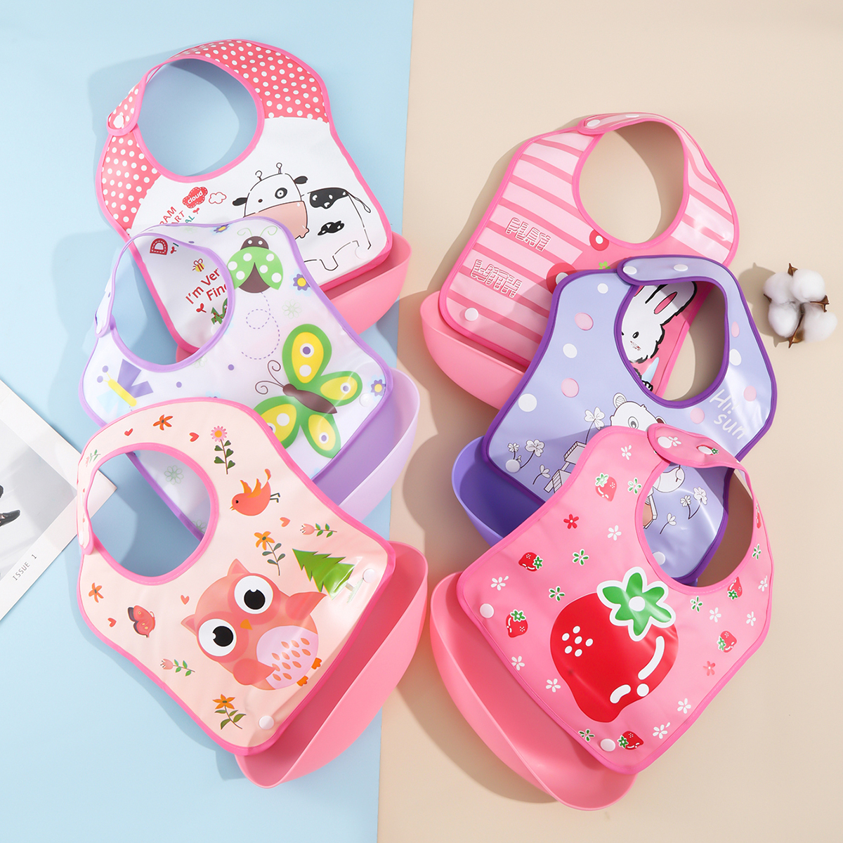 Baby food bib Baby waterproof  - Baby Food Set ulasan dan harga