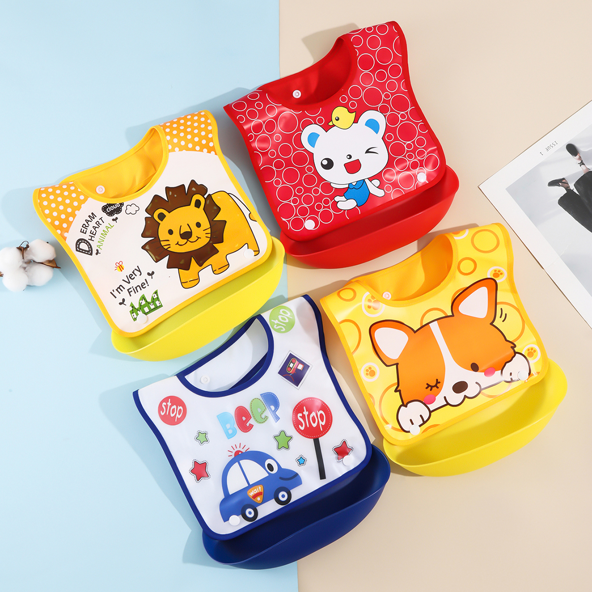 Baby food bib Baby waterproof  - Baby Food Set ulasan dan harga