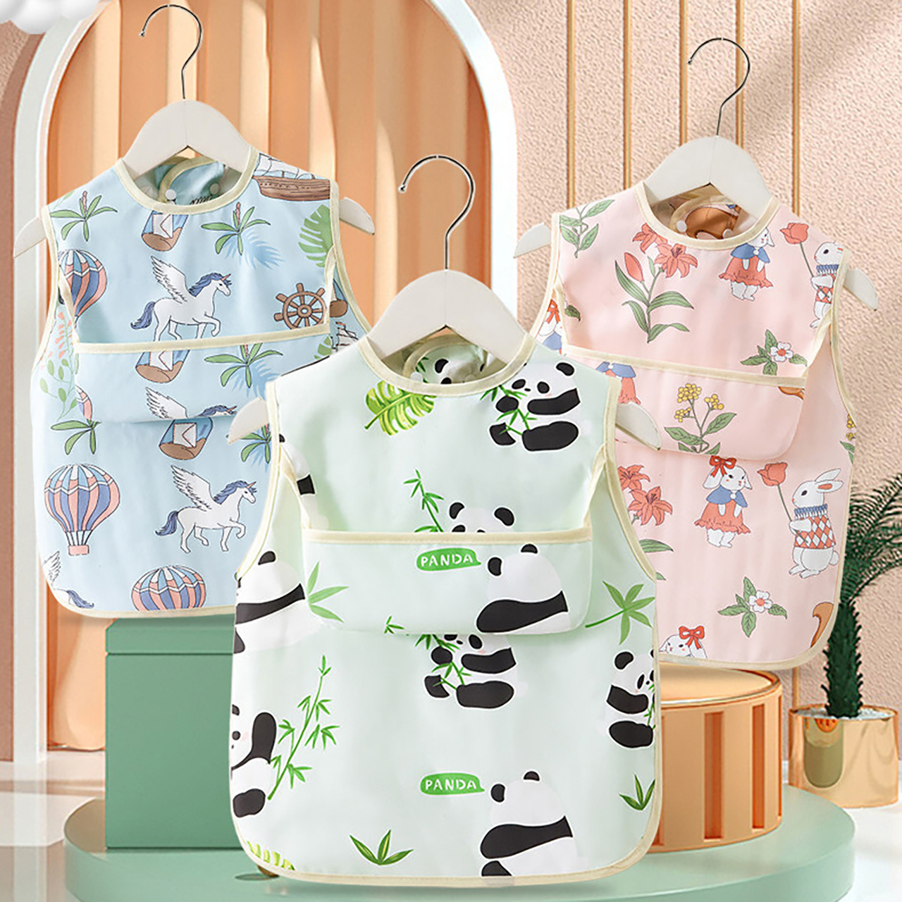 0-4Y Baby Bibs & Pocket Waterp - Baby Food For 2 Year Old ulasan dan harga
