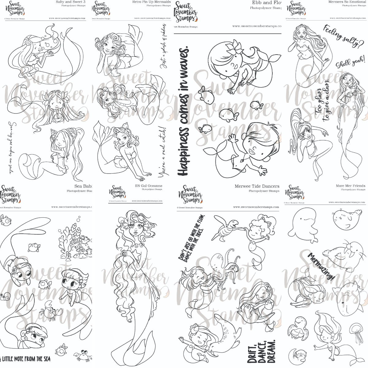 2026 New Clear Stamp Set - Sea - Baby Food Set ulasan dan harga