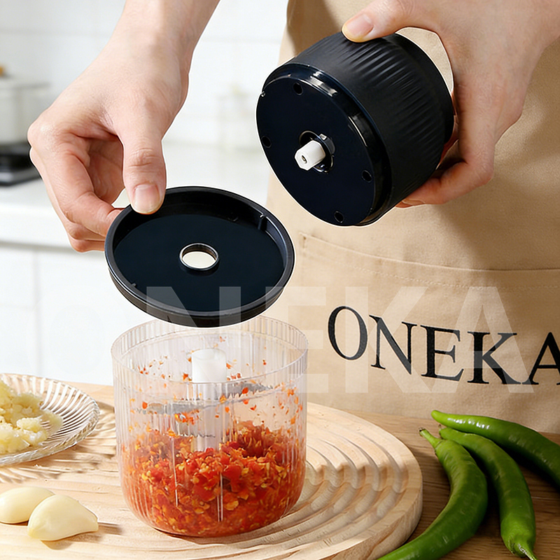 6-Blade Electric Mini Garlic C - Baby Food Zubereiter ulasan dan harga
