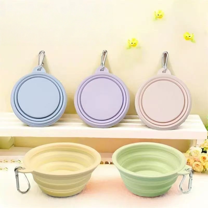 Foldable Pet Bowl, Portable Tr - Baby Food Cat ulasan dan harga