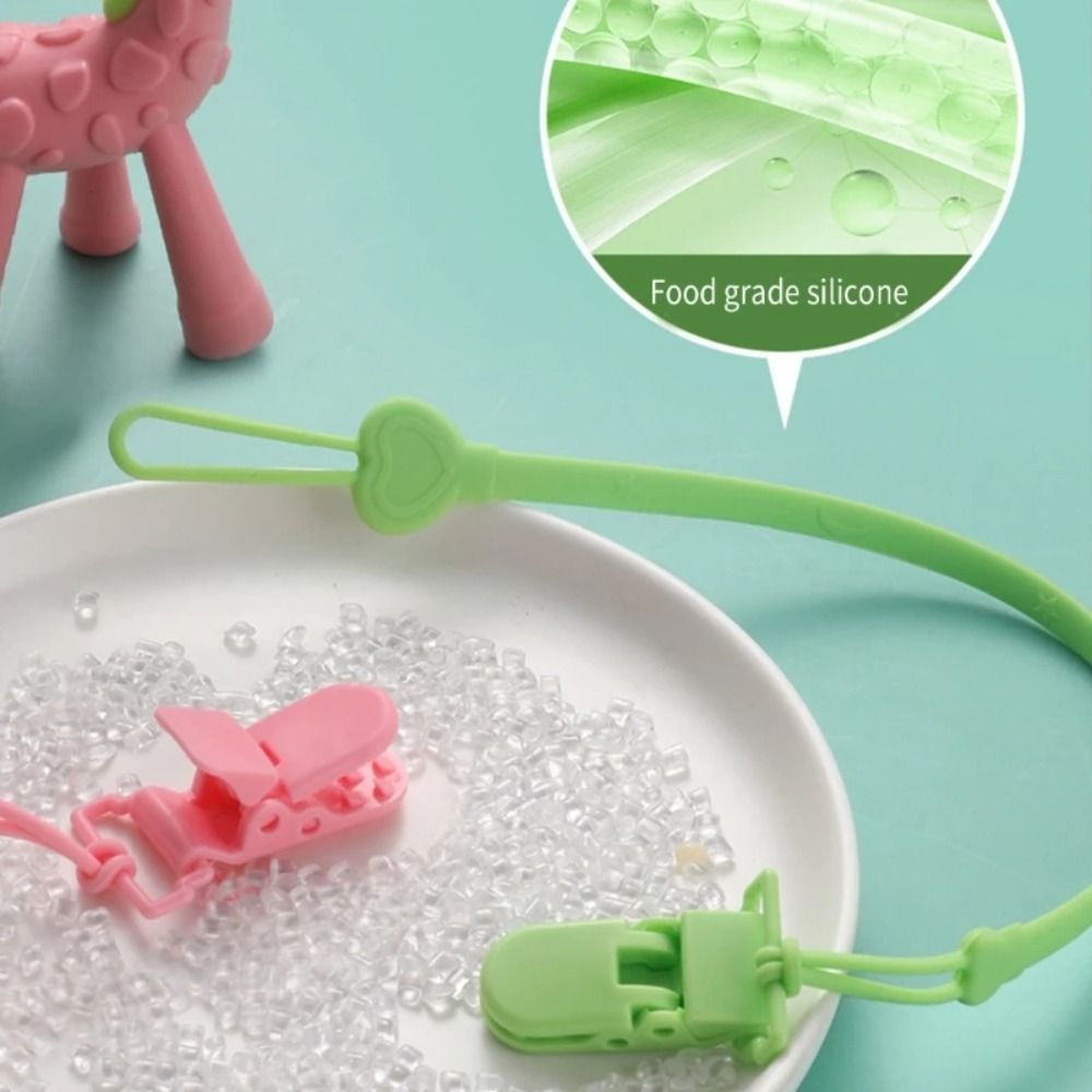 Silicone Pacifier Holder Clip  - Baby Food Ideas ulasan dan harga
