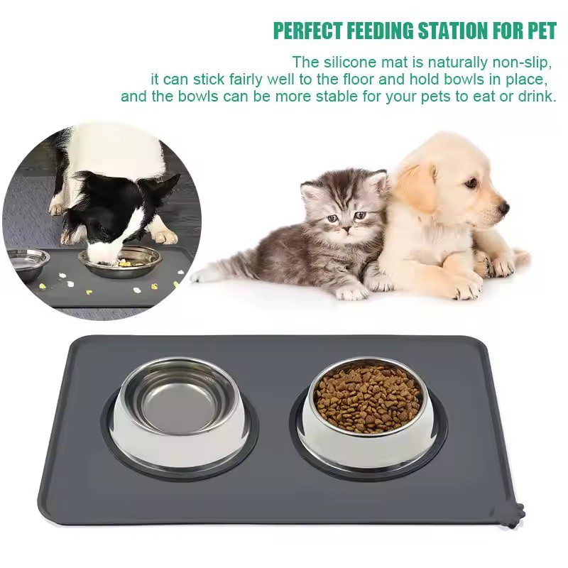1/Pcs Silicone Pet Feeding Mat - Baby Food Cat ulasan dan harga