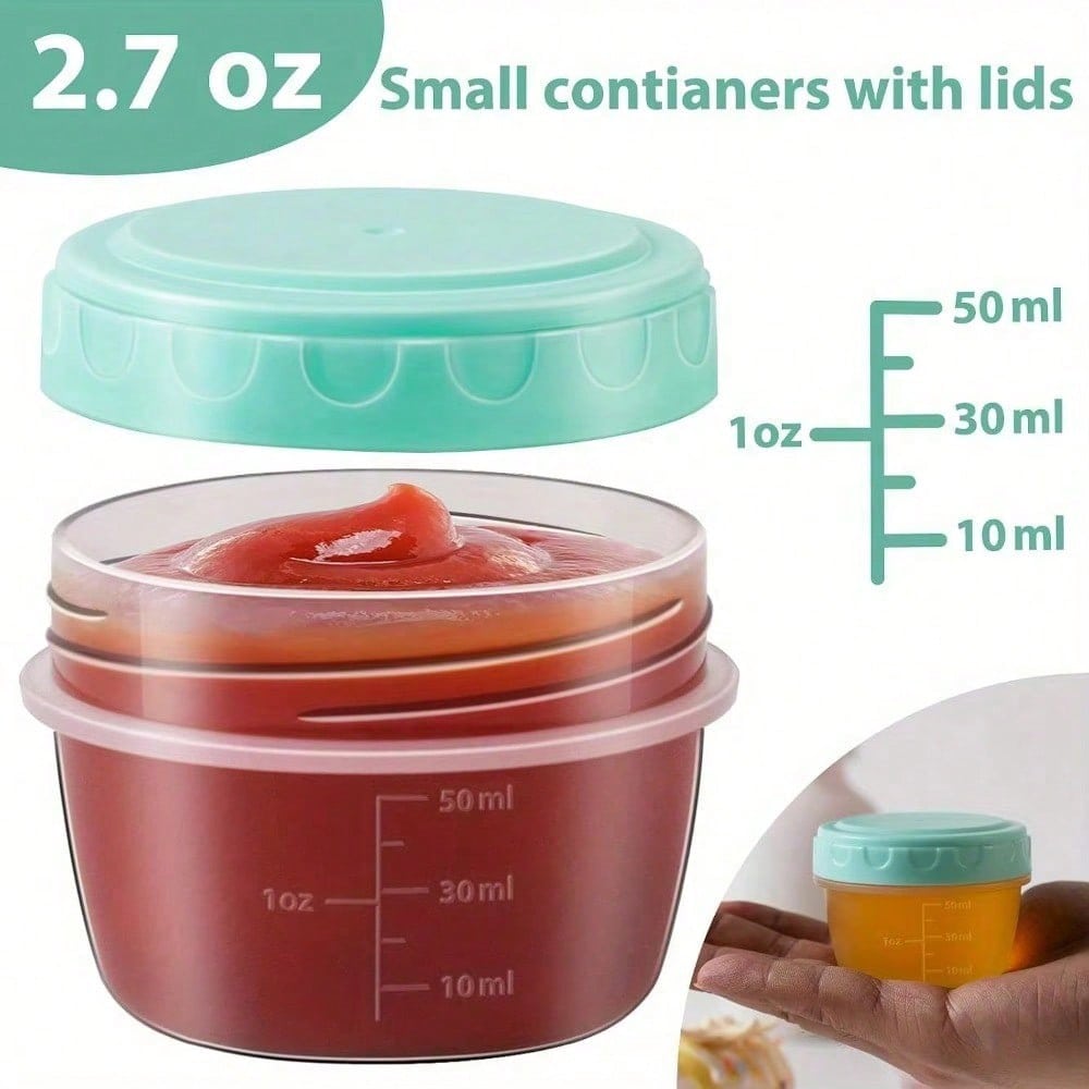 1-6 Pack 2.7 OZ Salad Dressing - Baby Food Jar ulasan dan harga