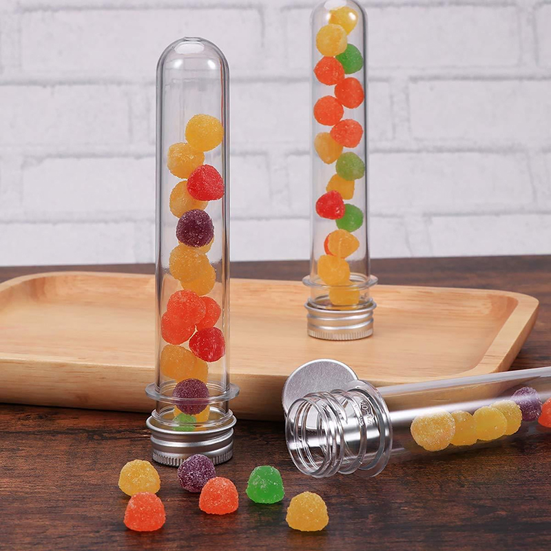 1/5Pcs Plastic Lab Test Tubes  - Baby Food Jar ulasan dan harga