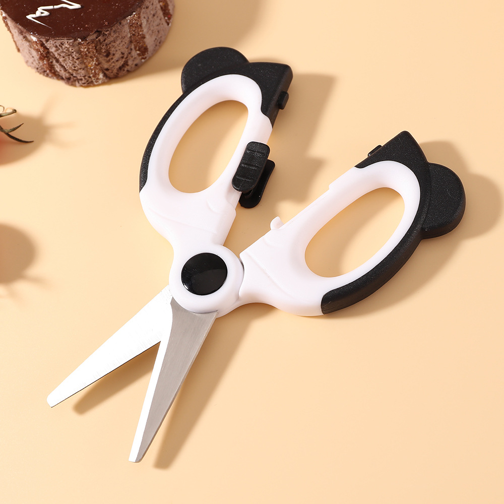 Safty Scissors For Kids Studen - Baby Food Scissors ulasan dan harga