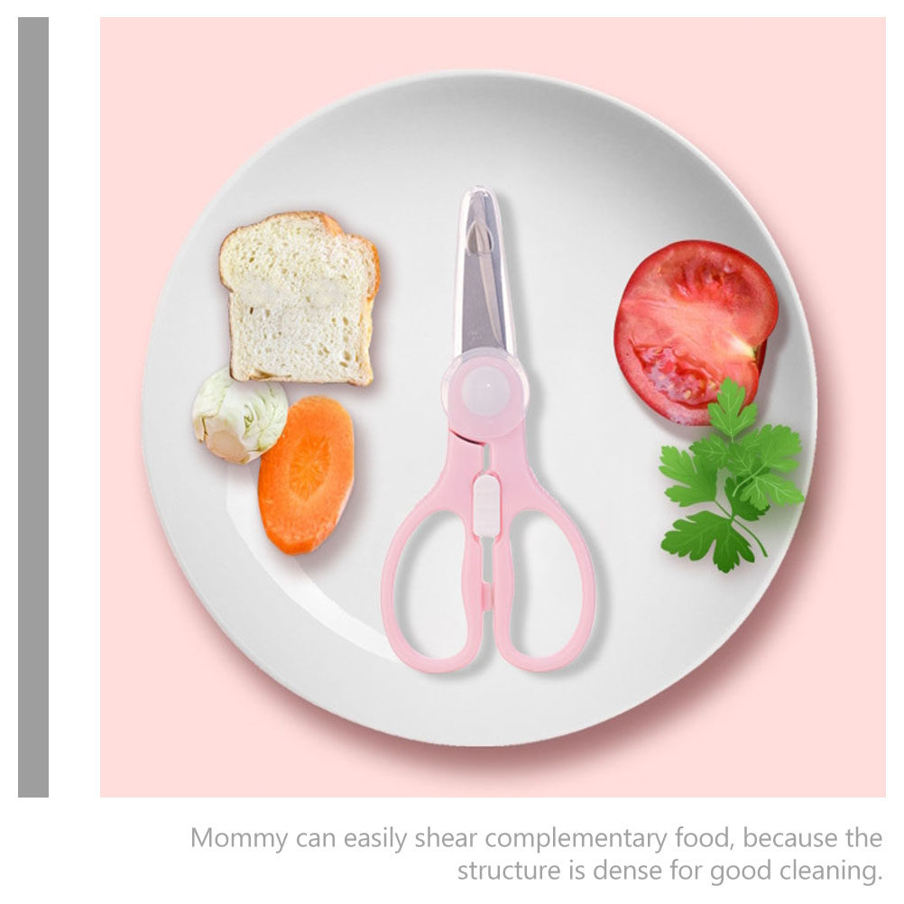 Portable Stainless Steel Baby  - Baby Food Scissors ulasan dan harga