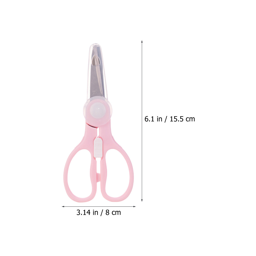 Portable Stainless Steel Baby  - Baby Food Scissors ulasan dan harga