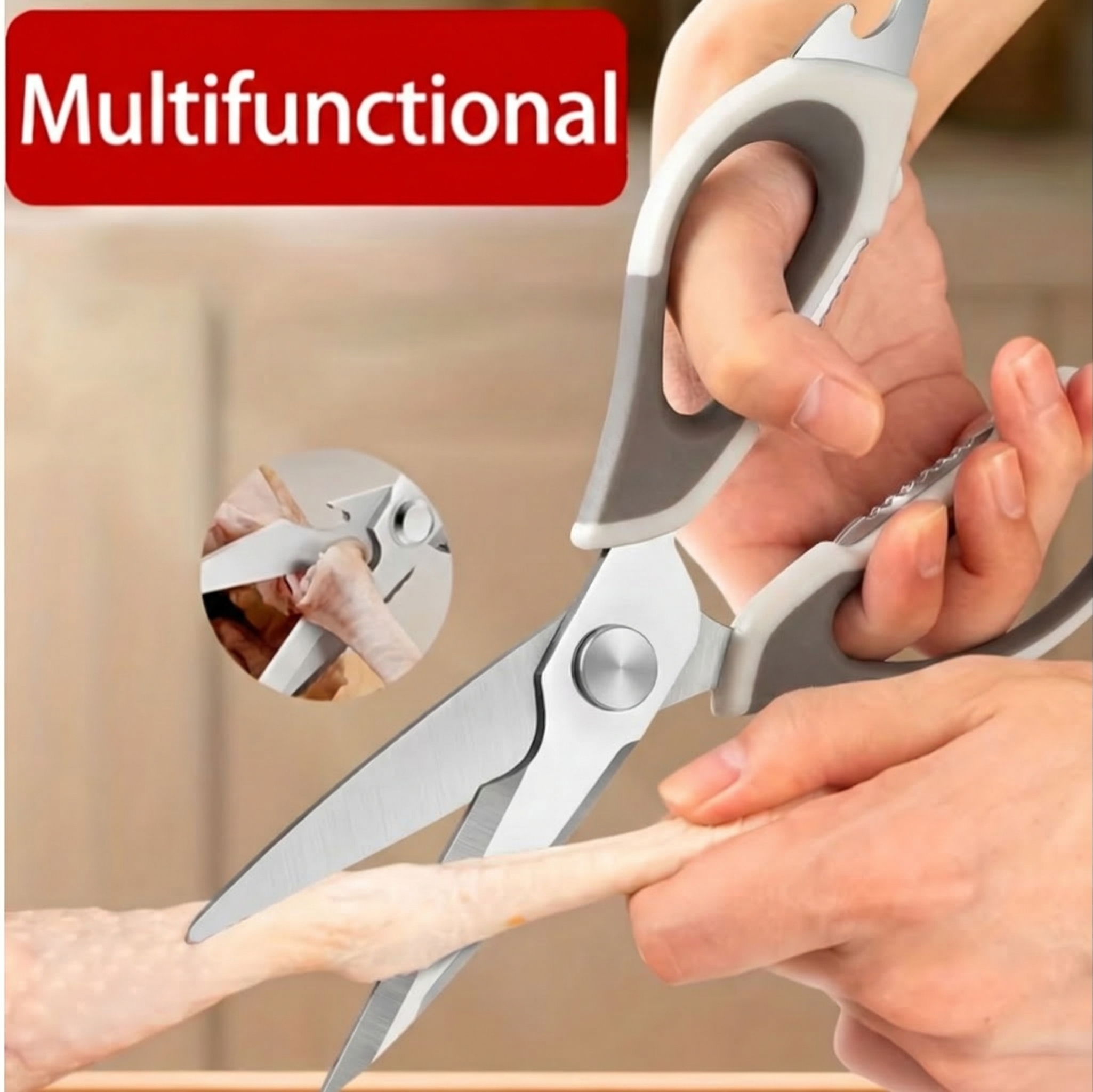 Household Multifunctional Kitc - Baby Food Scissors ulasan dan harga