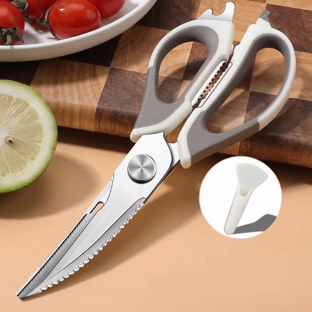 Household Multifunctional Kitc - Baby Food Scissors ulasan dan harga