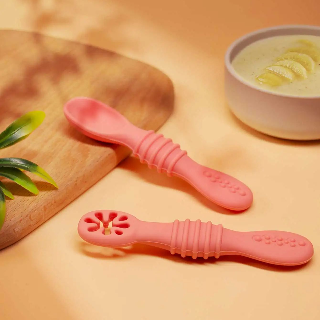 2Pcs Baby Silicone Sticky Spoo - Baby Food Product ulasan dan harga