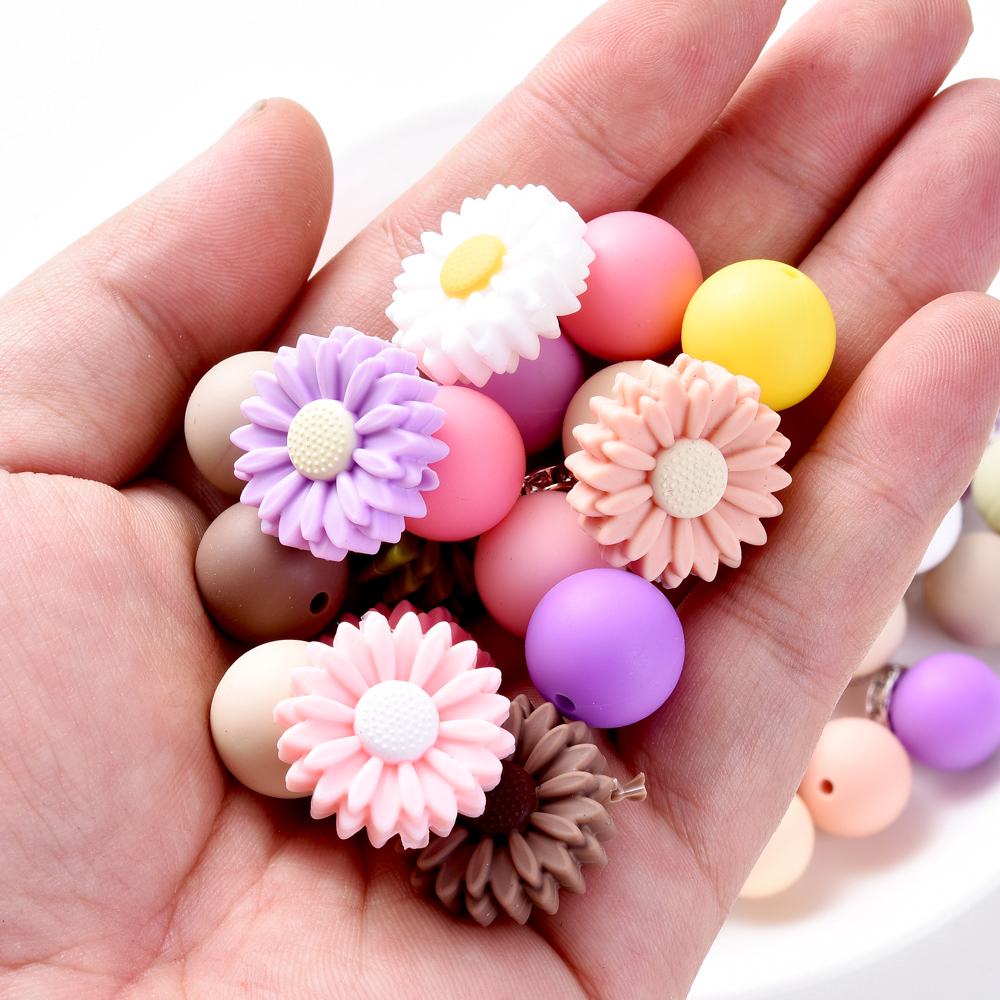 30Pcs Silicone Beads Round Bea - Baby Food Set ulasan dan harga
