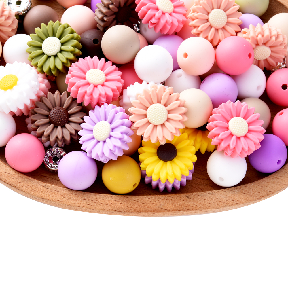 30Pcs Silicone Beads Round Bea - Baby Food Set ulasan dan harga