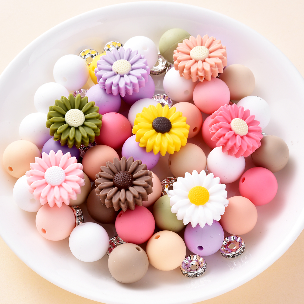 30Pcs Silicone Beads Round Bea - Baby Food Set ulasan dan harga